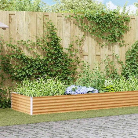 Jardinière surélevée 775 x 100 x 36 cm Acier galvanisé 511383511383
