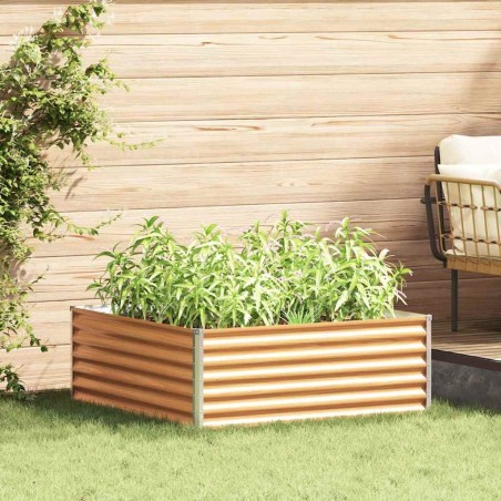 Jardinière surélevée 98 x 100 x 36 cm Acier galvanisé 511384511384