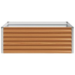 Jardinière surélevée 98 x 100 x 36 cm Acier galvanisé 511384511384