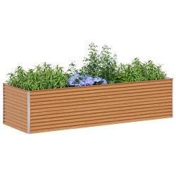 Jardinière surélevée 290 x 100 x 68 cm Acier galvanisé 511385511385