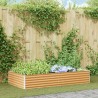 Jardinière surélevée 195 x 100 x 36 cm Acier galvanisé 511386511386