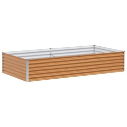 Jardinière surélevée 195 x 100 x 36 cm Acier galvanisé 511386511386