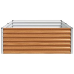 Jardinière surélevée 195 x 100 x 36 cm Acier galvanisé 511386511386