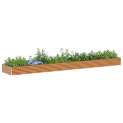 Jardinière surélevée 582 x 100 x 36 cm Acier galvanisé 511389511389