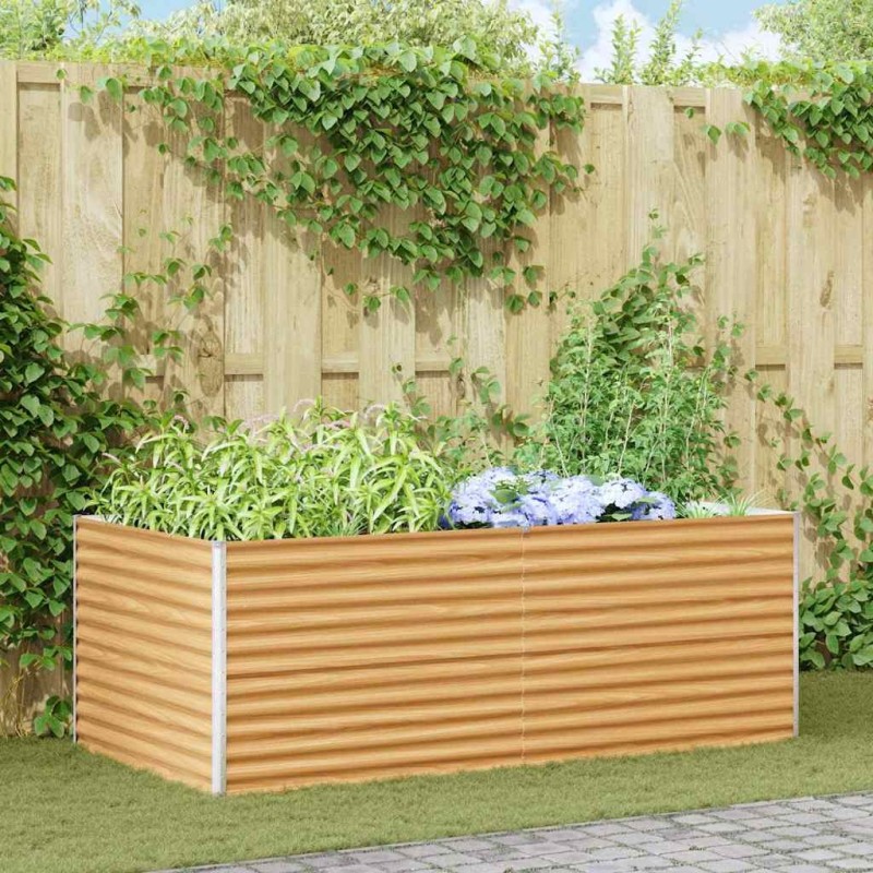 Jardinière surélevée 195 x 100 x 68 cm Acier galvanisé 511390511390