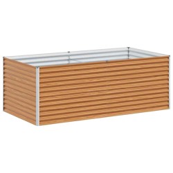 Jardinière surélevée 195 x 100 x 68 cm Acier galvanisé 511390511390