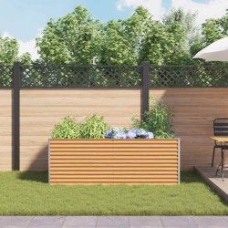 Jardinière surélevée 195 x 100 x 68 cm Acier galvanisé 511390511390