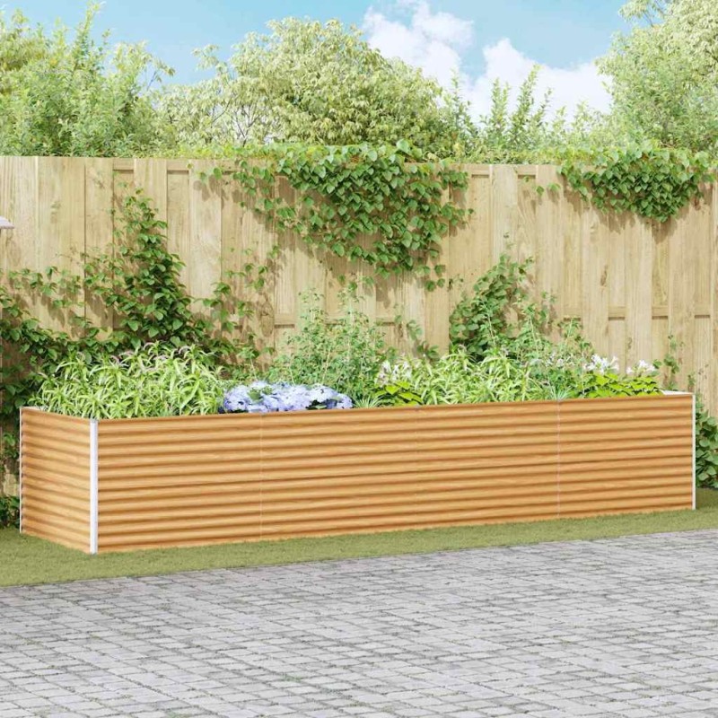 Jardinière surélevée 390 x 100 x 68 cm Acier galvanisé 511391511391