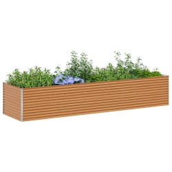 Jardinière surélevée 390 x 100 x 68 cm Acier galvanisé 511391511391