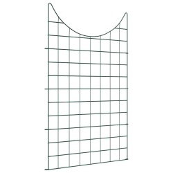 Ensemble de clôture de jardin 8 pcs Vert 50 x 80 cm Acier 511394511394