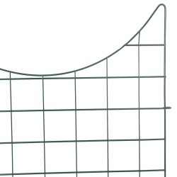 Ensemble de clôture de jardin 8 pcs Vert 50 x 80 cm Acier 511394511394