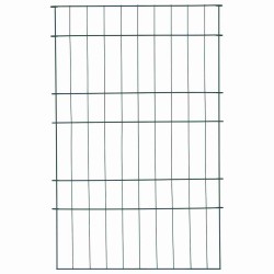 Ensemble de clôture de jardin 8 pcs Vert 50 x 80 cm Acier 511395511395