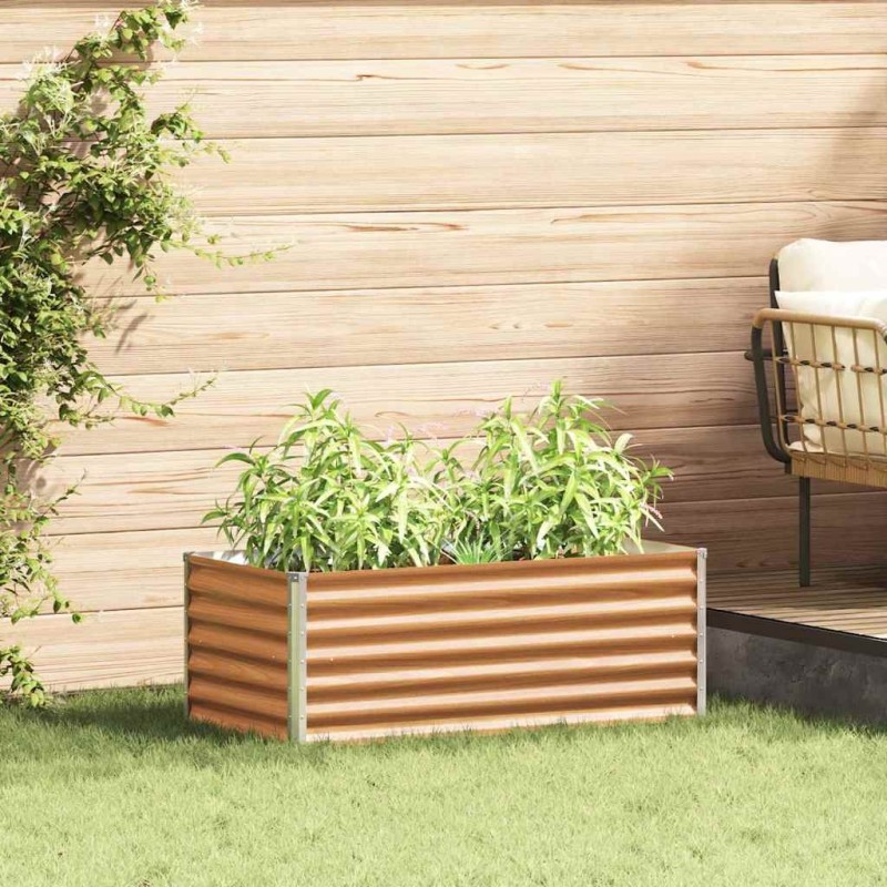 Jardinière surélevée 98 x 50 x 36 cm Acier galvanisé 511397511397