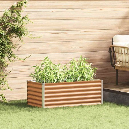 Jardinière surélevée 98 x 50 x 36 cm Acier galvanisé 511397511397