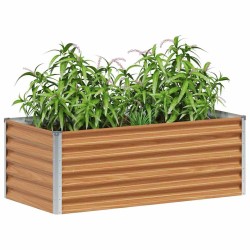 Jardinière surélevée 98 x 50 x 36 cm Acier galvanisé 511397511397