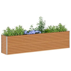 Jardinière surélevée 290 x 50 x 68 cm Acier galvanisé 511399511399