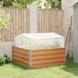 Jardinière avec serre Marron Clair 100 x 100 x 77 cm 511402511402