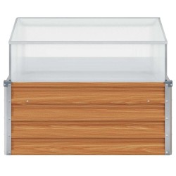 Jardinière avec serre Marron Clair 100 x 100 x 77 cm 511402511402