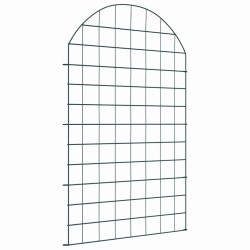 Ensemble de clôture de jardin 8 pcs Vert 50 x 80 cm Acier 511404511404
