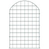 Ensemble de clôture de jardin 8 pcs Vert 50 x 80 cm Acier 511404511404