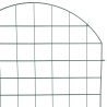 Ensemble de clôture de jardin 8 pcs Vert 50 x 80 cm Acier 511404511404