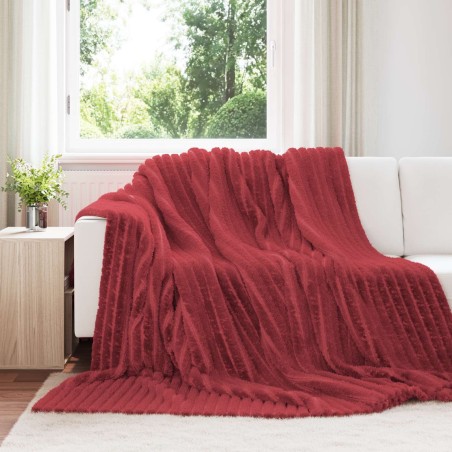 Jeté Rouge Bordeaux 240 x 220 cm Toison 511431511431