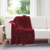 Jeté Rouge Bordeaux 130 x 150 cm Toison 511453511453