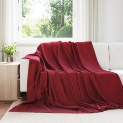 Couvertures à jeter 24 pcs Rouge Bordeaux 240 x 220 cm Toison 511464511464