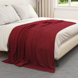 Couvertures à jeter 24 pcs Rouge Bordeaux 200 x 150 cm Toison 511466511466