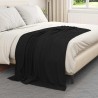 Couvertures à jeter 6 pcs Noir 170 x 130 cm Toison 511483511483