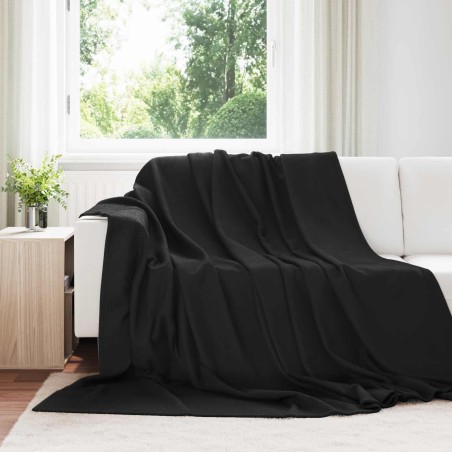 Jeté Noir 240 x 220 cm Toison 511484511484