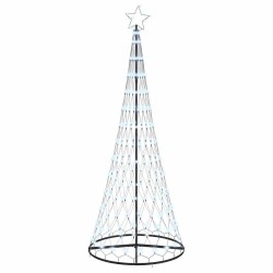 Arbre de Noël LED avec 295 LED Blanc froid 250 cm Métal 511487511487
