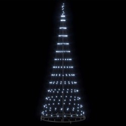 Arbre de Noël LED avec 295 LED Blanc froid 250 cm Métal 511487511487