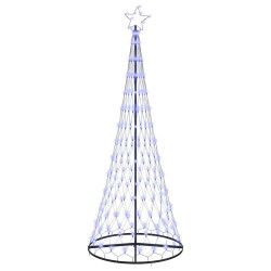 Arbre de Noël LED avec 295 LED avec support Bleu 250 cm Métal 511488511488