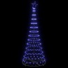 Arbre de Noël LED avec 295 LED avec support Bleu 250 cm Métal 511488511488