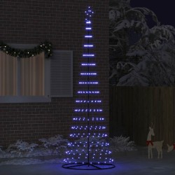 Arbre de Noël LED avec 355 LED avec support Bleu 302,5 cm Métal 511491511491