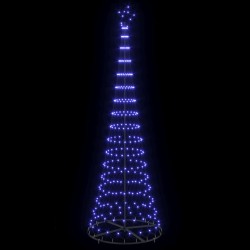Arbre de Noël LED avec 355 LED avec support Bleu 302,5 cm Métal 511491511491