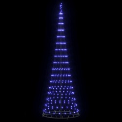 Arbre de Noël LED avec 355 LED avec support Bleu 302,5 cm Métal 511491511491