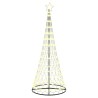 Arbre de Noël LED avec 295 LED Blanc chaud 250 cm Métal 511496511496
