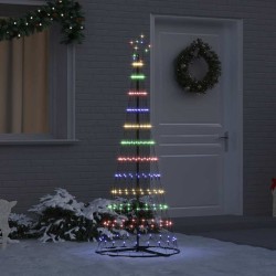 Arbre de Noël LED avec 230 LED Multicolore 184,5 cm Métal 511497511497