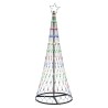 Arbre de Noël LED avec 230 LED Multicolore 184,5 cm Métal 511497511497