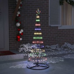 Arbre de Noël LED avec 230 LED Multicolore 184,5 cm Métal 511497511497