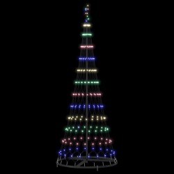 Arbre de Noël LED avec 230 LED Multicolore 184,5 cm Métal 511497511497