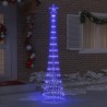Arbre de Noël LED avec 290 LED avec support Bleu 250 cm Métal 511499511499