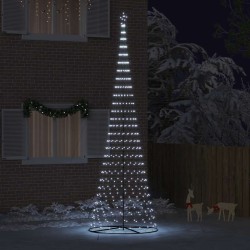 Arbre de Noël LED avec 555 LED Blanc froid 500 cm Métal 511500511500