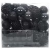 Ensemble de Boules de Noël avec 300 LED 120 pcs Noir Plastique 511504511504