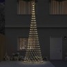 Arbre de Noël LED avec 555 LED Blanc chaud 500 cm Métal 511506511506