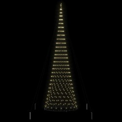 Arbre de Noël LED avec 555 LED Blanc chaud 500 cm Métal 511506511506