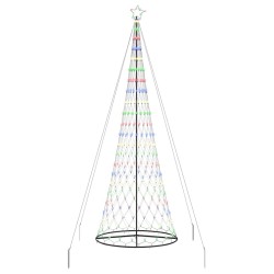 Arbre de Noël LED avec 455 LED Multicolore 399 cm Métal 511507511507