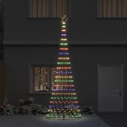 Arbre de Noël LED avec 455 LED Multicolore 399 cm Métal 511507511507